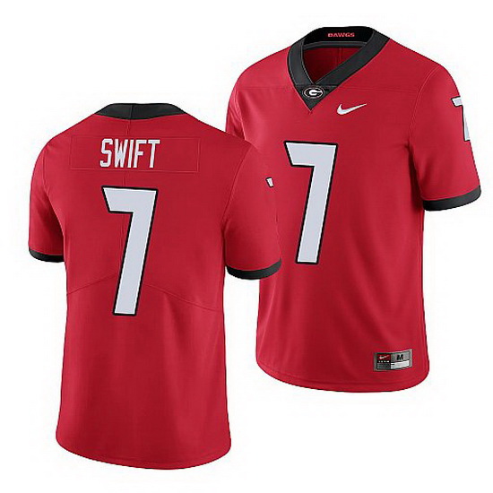 Georgia Bulldogs D'Andre Swift Red Limited Men'S Jersey