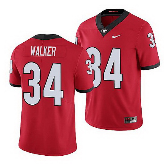 Georgia Bulldogs Herchel Walker Red Limited Men'S Jersey