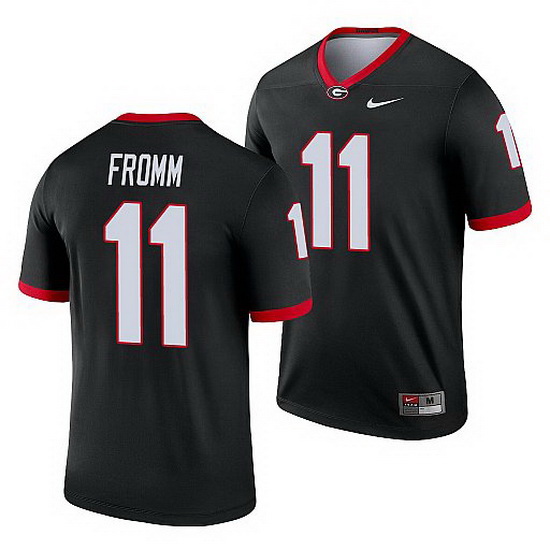 Georgia Bulldogs Jake Fromm Black Legend Men'S Jersey