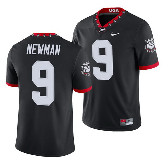 Georgia Bulldogs Jamie Newman Black College Football Men'S Jersey