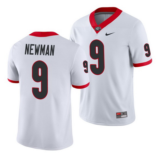 Georgia Bulldogs Jamie Newman White Game Men'S Jersey