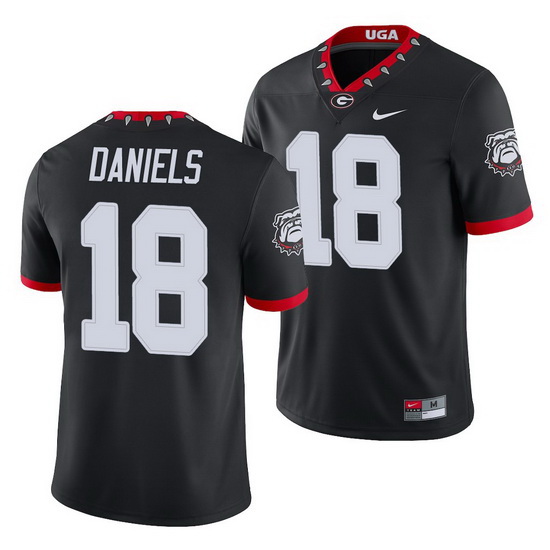 Georgia Bulldogs Jt Daniels Black College Football Men'S Jersey