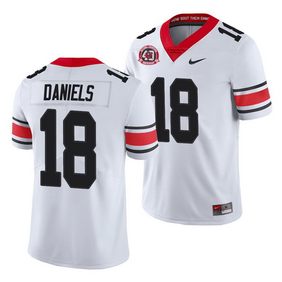 Georgia Bulldogs Jt Daniels White College Football Men'S Jersey