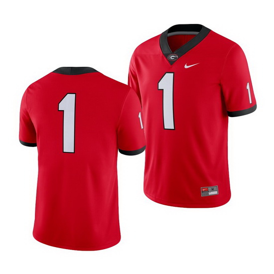 Georgia Bulldogs Red Game Men'S Jersey 0