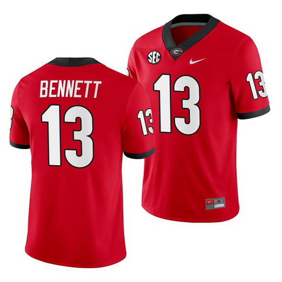 Georgia Bulldogs Stetson Bennett Red College Football Men'S Jersey