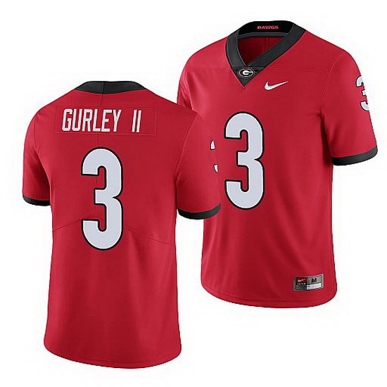 Georgia Bulldogs Todd Gurley Ii Red Limited Men'S Jersey