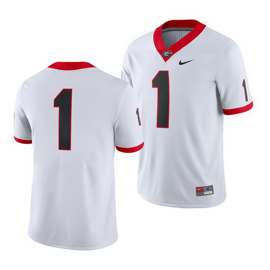 Georgia Bulldogs White College Football Men'S Jersey