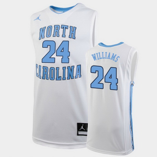 North Carolina Tar Heels Kenny Williams White Replica Men'S Jersey