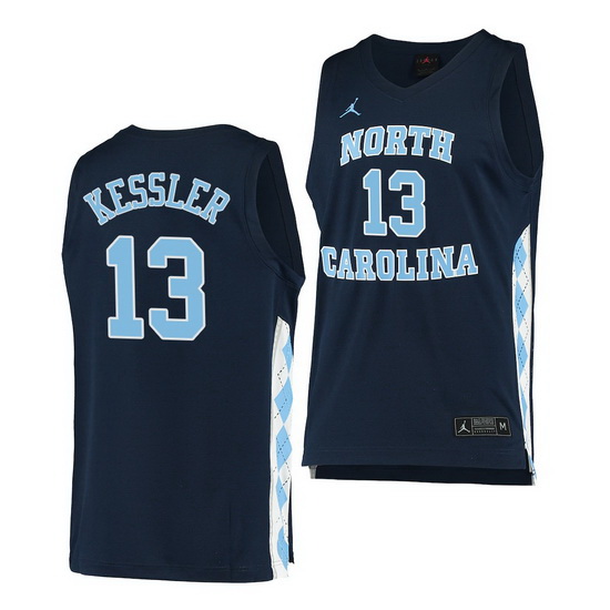 North Carolina Tar Heels Walker Kessler Navy Alternate Men Jerse