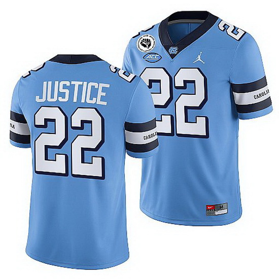 North Carolina Tar Heels Charlie Justice Blue College Football A