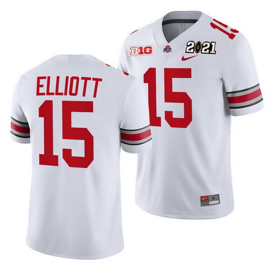 Ohio State Buckeyes Ezekiel Elliott White 2021 Sugar Bowl Champions College Football Playoff College