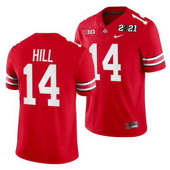 Ohio State Buckeyes K.J. Hill Scarlet 2021 Sugar Bowl Champions College Football Playoff College Foo