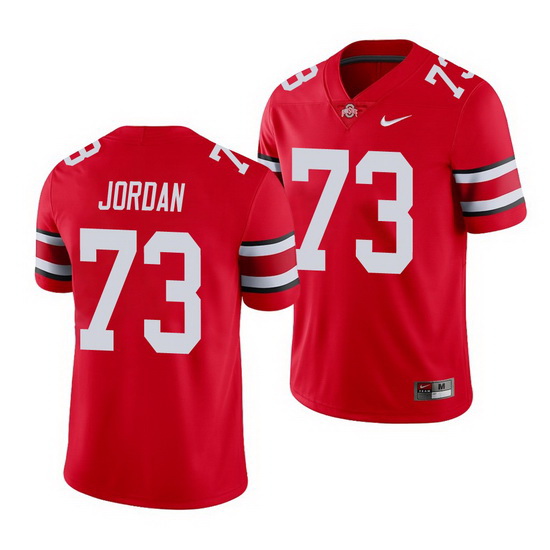 Ohio State Buckeyes Michael Jordan Scarlet College Football Men'S Jersey