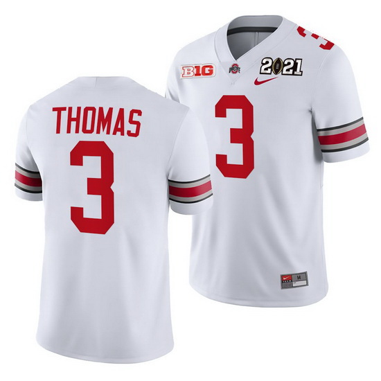 Ohio State Buckeyes Michael Thomas White 2021 Sugar Bowl Champions College Football Playoff College 