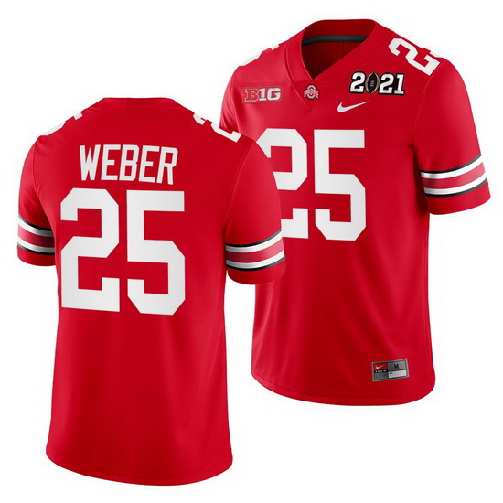 Ohio State Buckeyes Mike Weber Scarlet 2021 Sugar Bowl Champions College Football Playoff College Fo