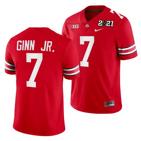 Ohio State Buckeyes Ted Ginn Jr. Scarlet 2021 Sugar Bowl Champions College Football Playoff College 