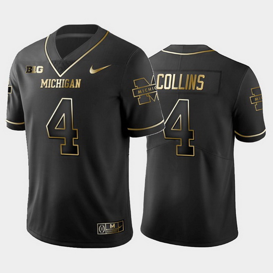 Michigan Wolverines Nico Collins Black 2019 Golden Edition Men'S