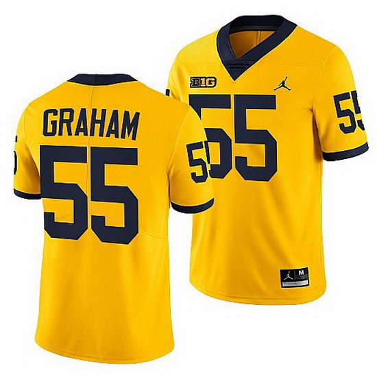 Michigan Wolverines Brandon Graham Maize Nfl Alumni Men Jersey