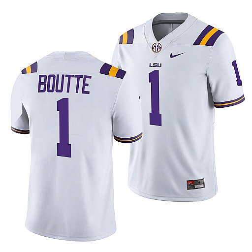 Lsu Tigers Kayshon Boutte White College Football Men Jersey