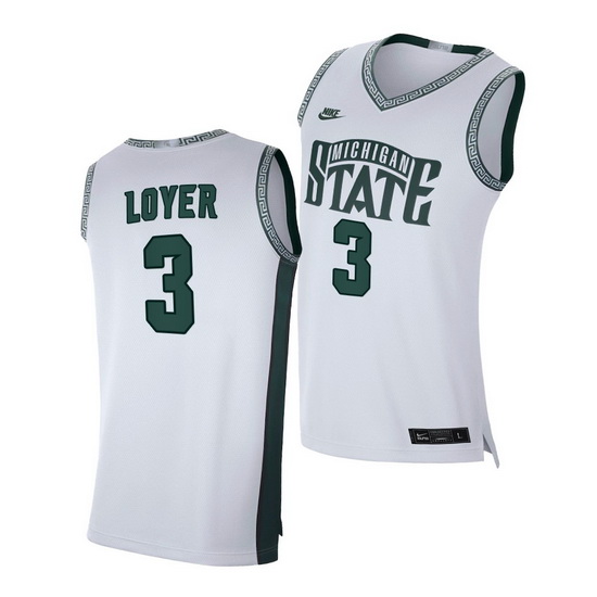 Michigan State Spartans Foster Loyer White Limited Retro Michiga