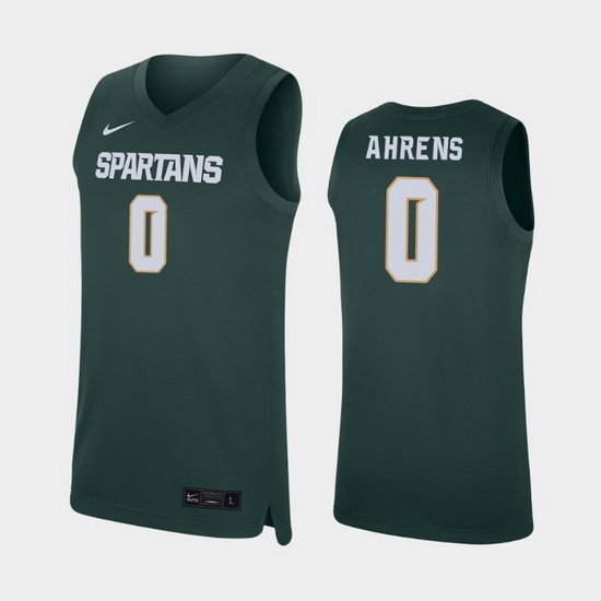 Michigan State Spartans Kyle Ahrens Green Replica Men'S Jersey