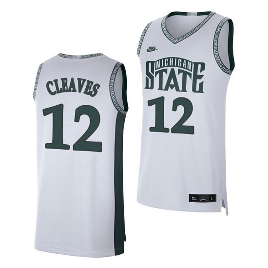 Michigan State Spartans Mateen Cleaves White Retro Limited Men'S Jersey