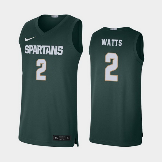 Michigan State Spartans Rocket Watts Green Limited Men'S Jersey