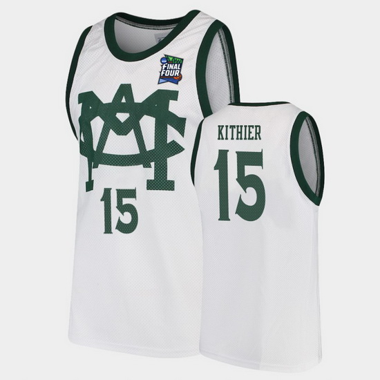 Michigan State Spartans Thomas Kithier White 2019 Final Four Men'S Jersey