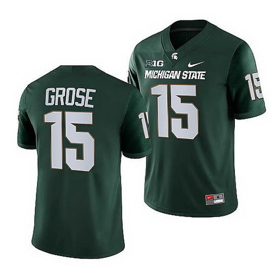 Michigan State Spartans Angelo Grose Green College Football Men 