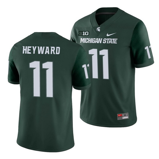 Michigan State Spartans Connor Heyward Green College Football Michigan State Spartans Jersey