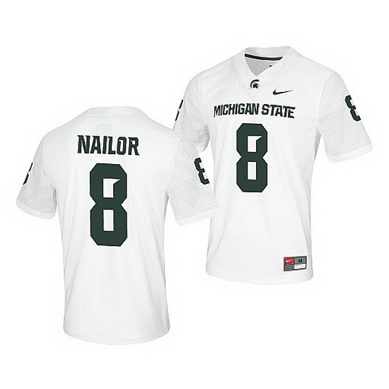 Michigan State Spartans Jalen Nailor White Untouchable Men'S Jersey