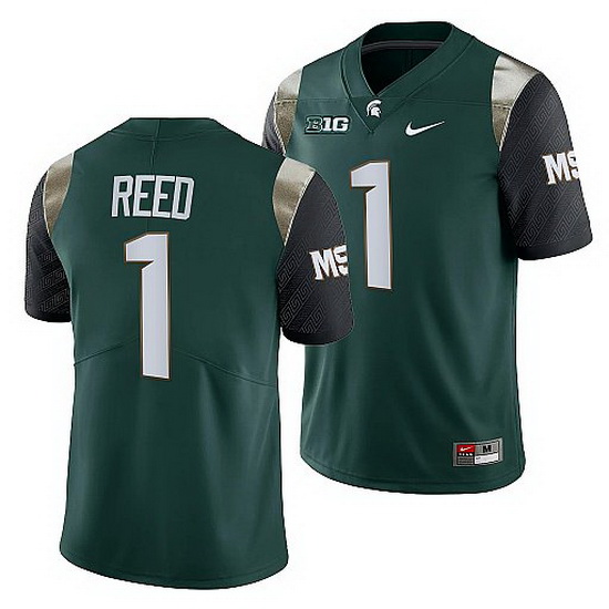 Michigan State Spartans Jayden Reed Green College Football Men J