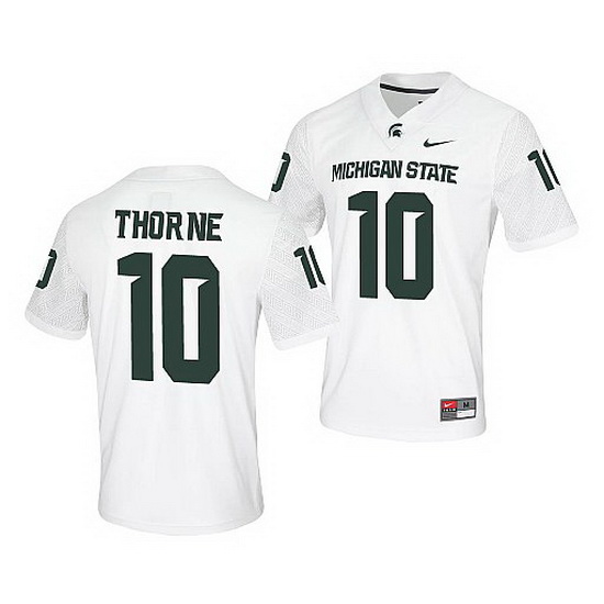 Michigan State Spartans Payton Thorne White Untouchable Men'S Jersey