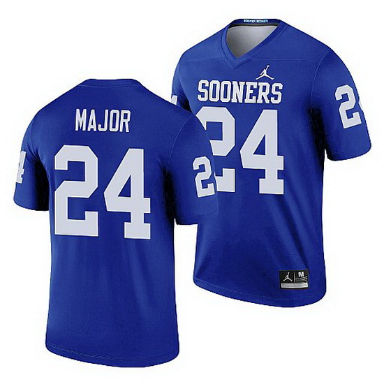 Oklahoma Sooners Marcus Major Blue Legend Men'S Jersey