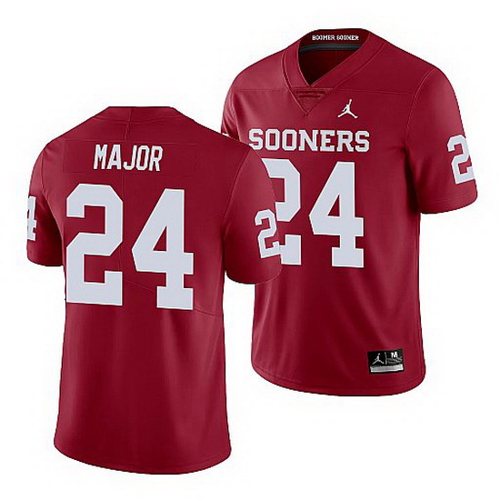 Oklahoma Sooners Marcus Major Crimson Limited Men'S Jersey