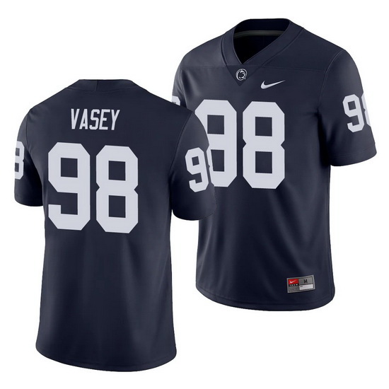 penn state nittany lions dan vasey navy college football men's jersey