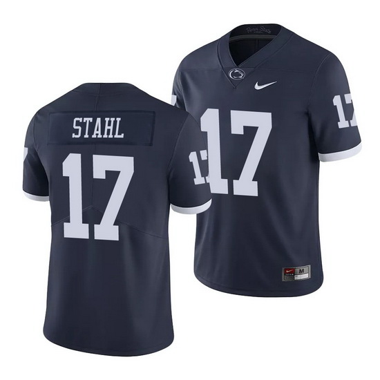 penn state nittany lions mason stahl navy limited men's jersey