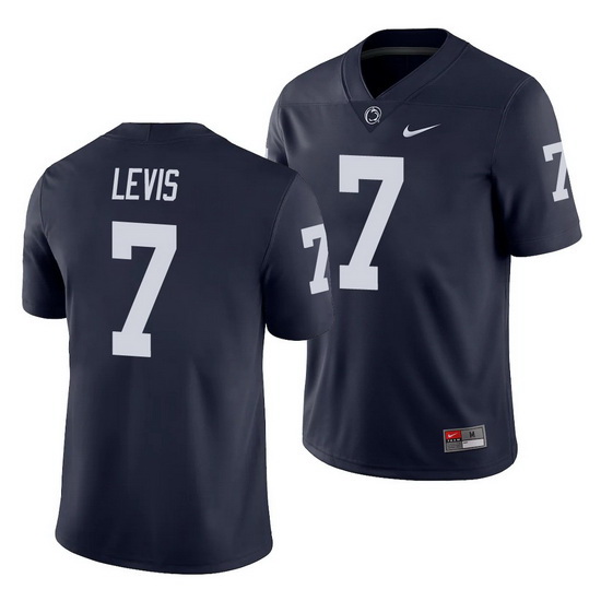 penn state nittany lions will levis navy college football men's jersey