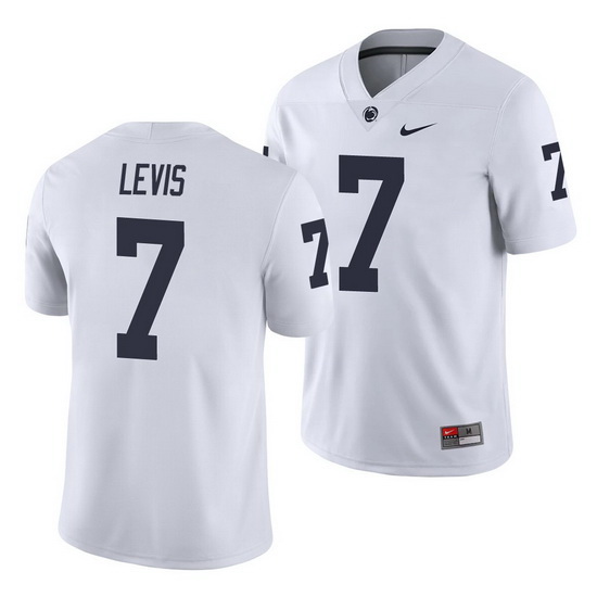 penn state nittany lions will levis white college football men's jersey