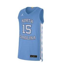 Men North Carolina Tar Heels Vince Carter 15 College Basketball Jersey Carolina Blue