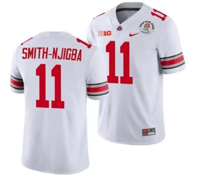 Ohio State Buckeyes Smith-NJIGBA Game White Men'S Jersey