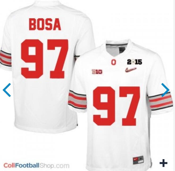 Joey Bosa OSU #97 Diamond Quest 2015 Patch NCAA Jersey