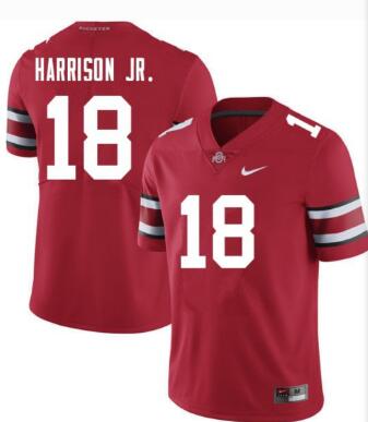 Men Nike #18 Ohio State Buckeyes Scarlet NCAA Football Jersey