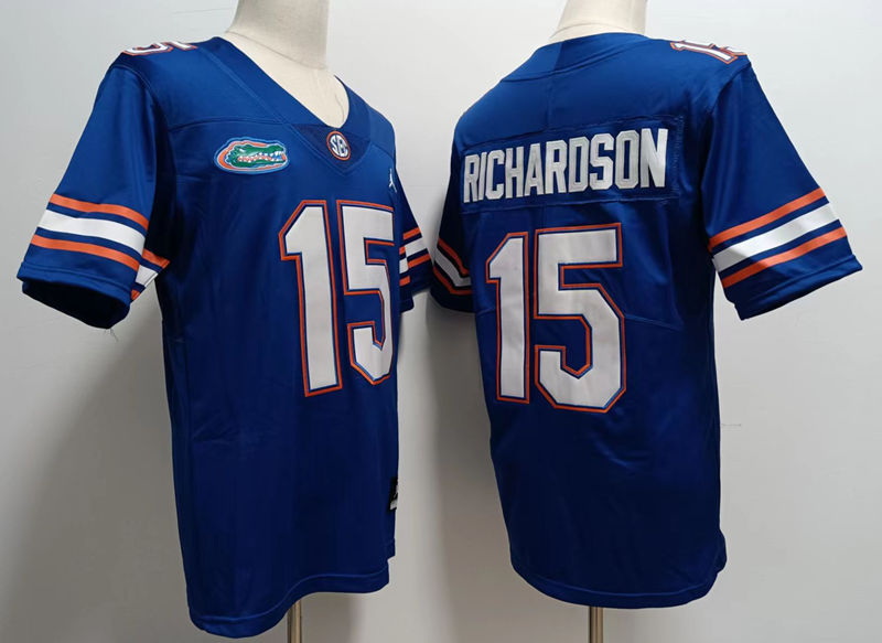 Men Florida Gators Anthony Richardson #15 Blue College Football Jersey