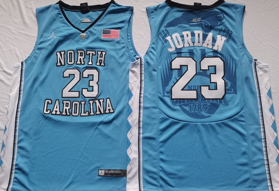 North Carolina Tar Heels Blue #23 Michael JORDAN Stitched NCAA Jersey