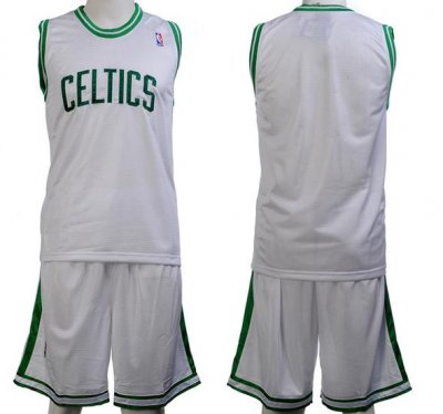 Boston Celtics Blank White Jerseys&Shorts