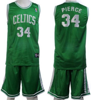 Boston Celtics 34 Paul Pierces Green Jerseys&Shorts