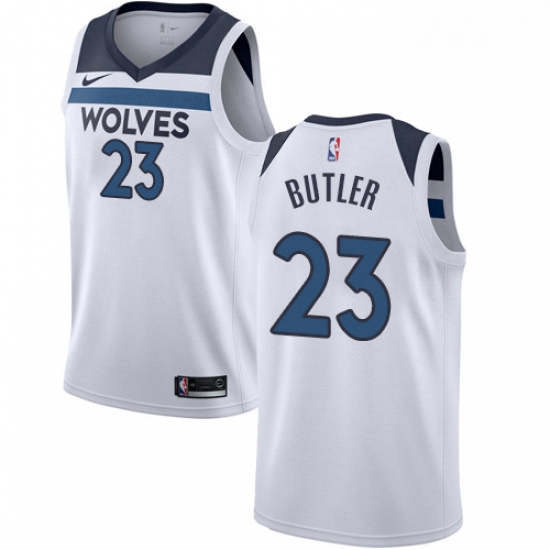 Womens Nike Minnesota Timberwolves 23 Jimmy Butler Swingman White NBA Jersey Association Edition