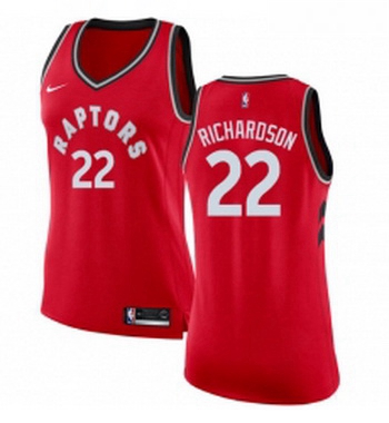 Womens Nike Toronto Raptors 22 Malachi Richardson Authentic Red NBA Jersey Icon Edition