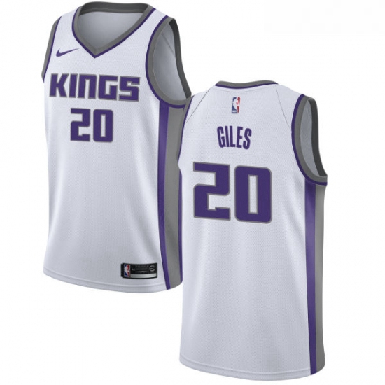 Womens Nike Sacramento Kings 20 Harry Giles Authentic White NBA Jersey Association Edition